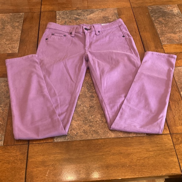Rag & Bone Legging Stretch Material Jeans Size 27 Lavender - Picture 2 of 12